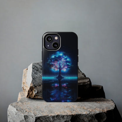 Introducing the "Luminous Tree" Cell Phone Case – Illuminate Your Style with Nature's Glow -Tough Phone Cases