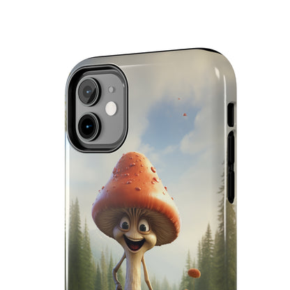 Introducing the "Smiling Mushroom" Cell Phone Case – Spread Joy with Every Glance! -Tough Phone Cases