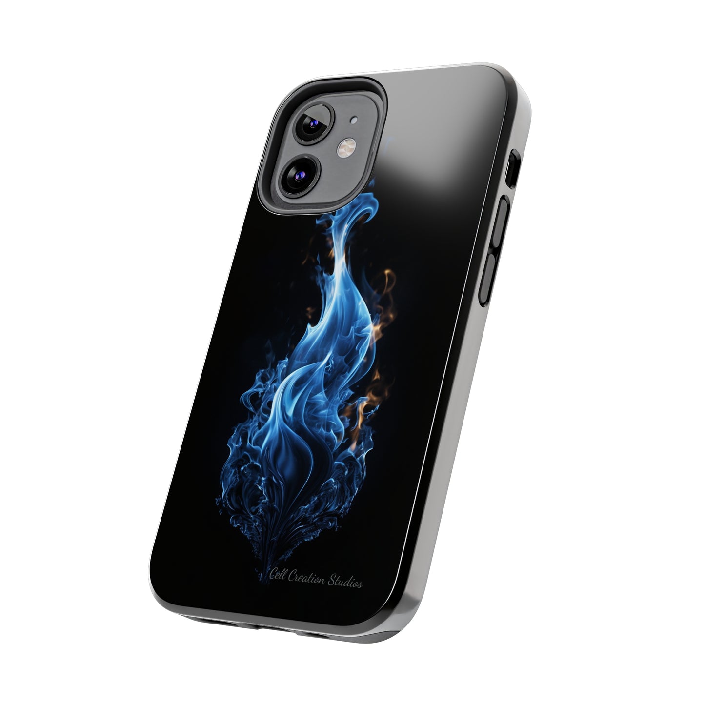 "Blue Flame" Phone Case: Ignite Your Style with Fiery Elegance -Tough Phone Cases