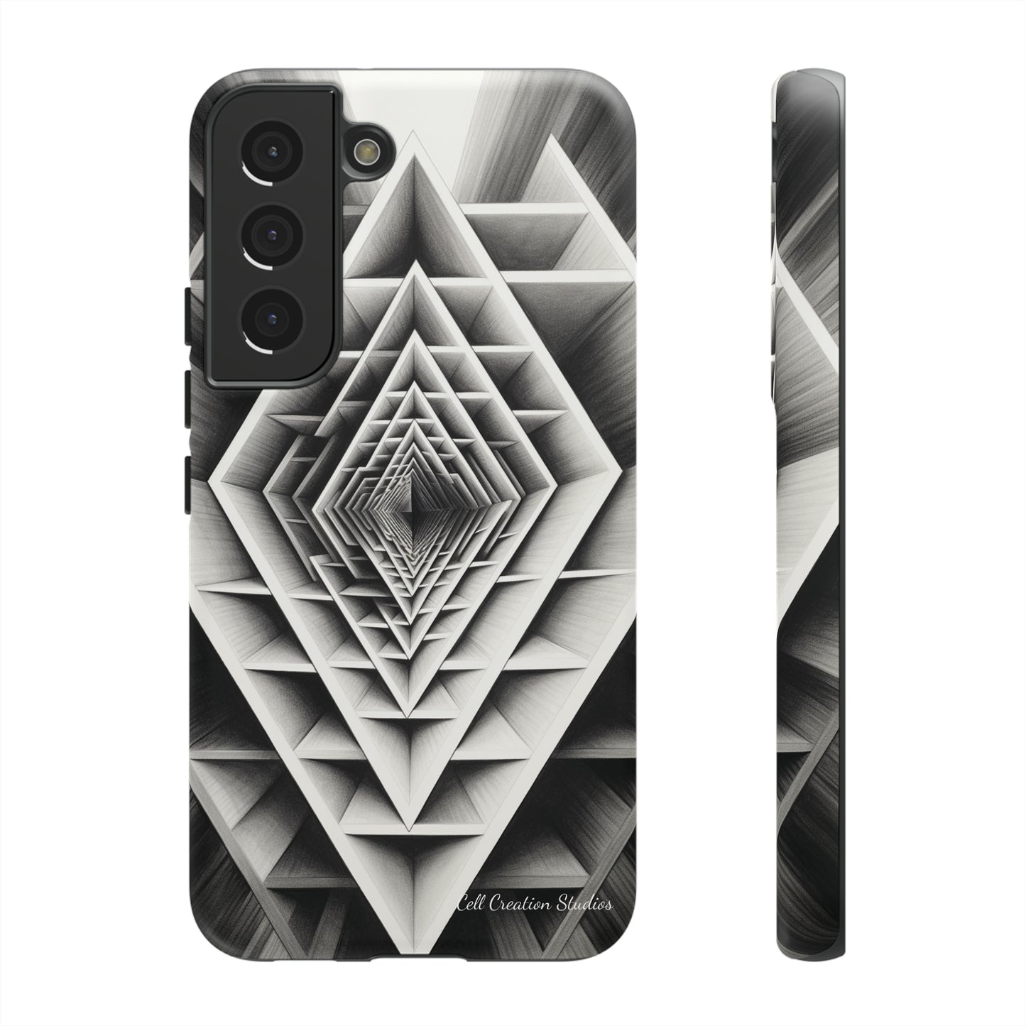 The "Geometric Triangle" Cell Phone Case -Tough Cases