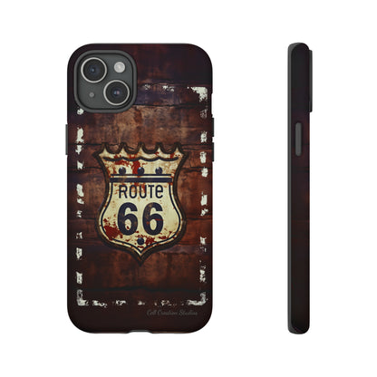 "Retro Route 66" Phone Case -Tough Cases