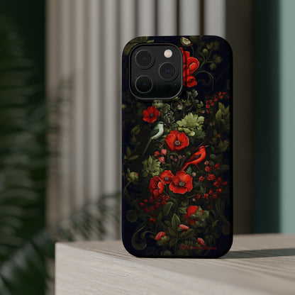 "Floral Serenade Elegance" -MagSafe Tough iPhone Cases