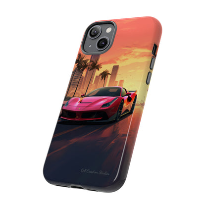 "Sunset Boulevard Ferrari Edition" -Tough iPhone Cases