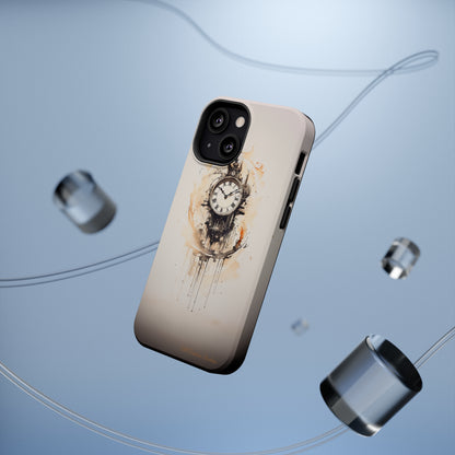 Introducing the "Elegant Clockwork" Cell Phone Case – Embrace Timekeeping with Style and Grace -MagSafe Tough Cases