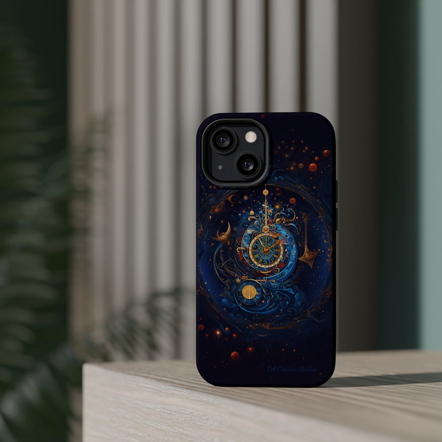 "Cosmic Clock Elegance" -MagSafe Tough iPhone Cases