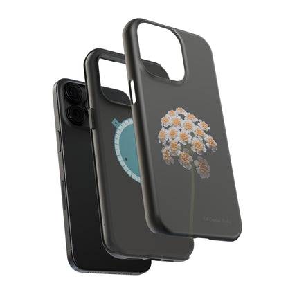 "Elegant Yarrow Bloom" Phone Case -MagSafe Tough Cases