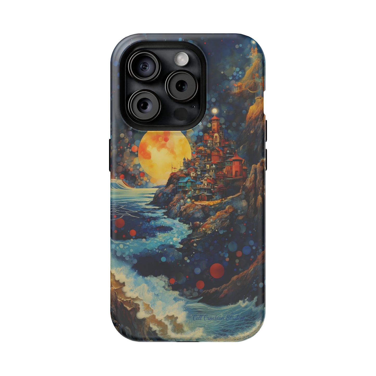 "Moonlit Coastal Vista" -MagSafe Tough iPhone Cases