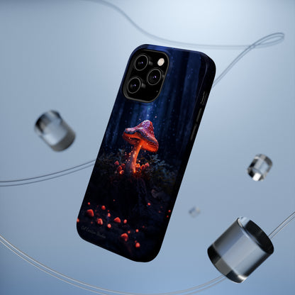 Introducing the "Enchanted Magic Mushroom" Cell Phone Case – Unveil the Mystical Realm -MagSafe Tough Cases