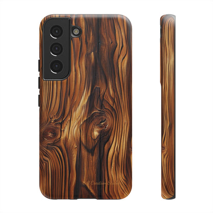 "Wood Grain Elegance" Tough Samsung Galaxy Cases