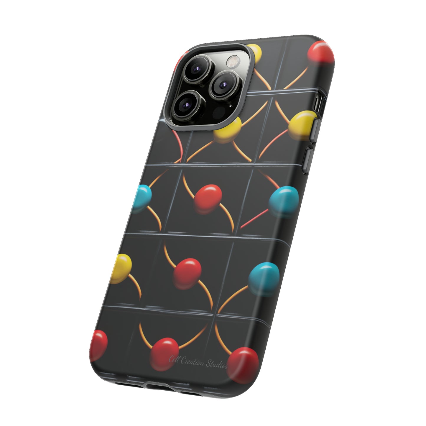 "Vibrant Spheres Fusion" -Tough Phone Cases