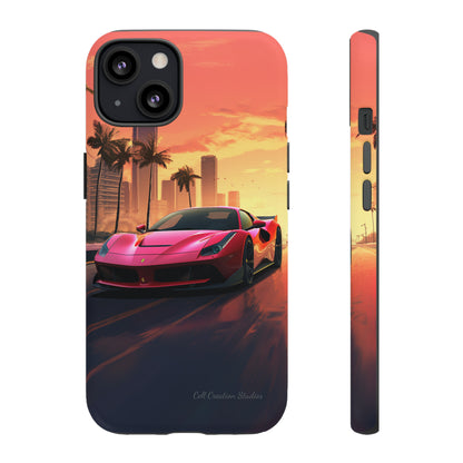 "Sunset Boulevard Ferrari Edition" -Tough iPhone Cases