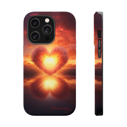 Introducing the "Sun-Kissed Heart" Cell Phone Case – Radiate Love and Light -MagSafe Tough Cases