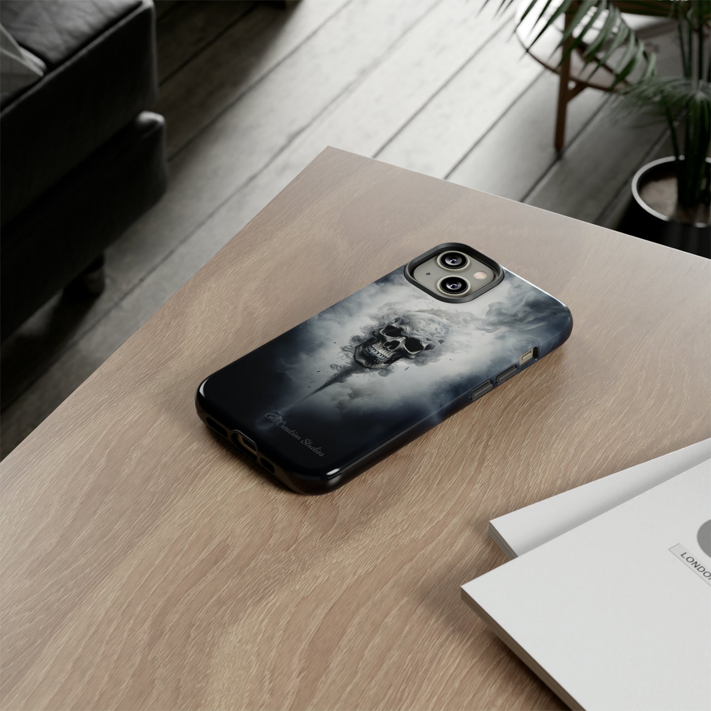 "Mystic Smoke Skull" -Tough iPhone Cases