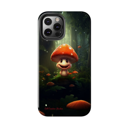 Introducing the "Cheerful Smiling Mushroom" Cell Phone Case – Spread Joy with Every Glance -Tough Phone Cases