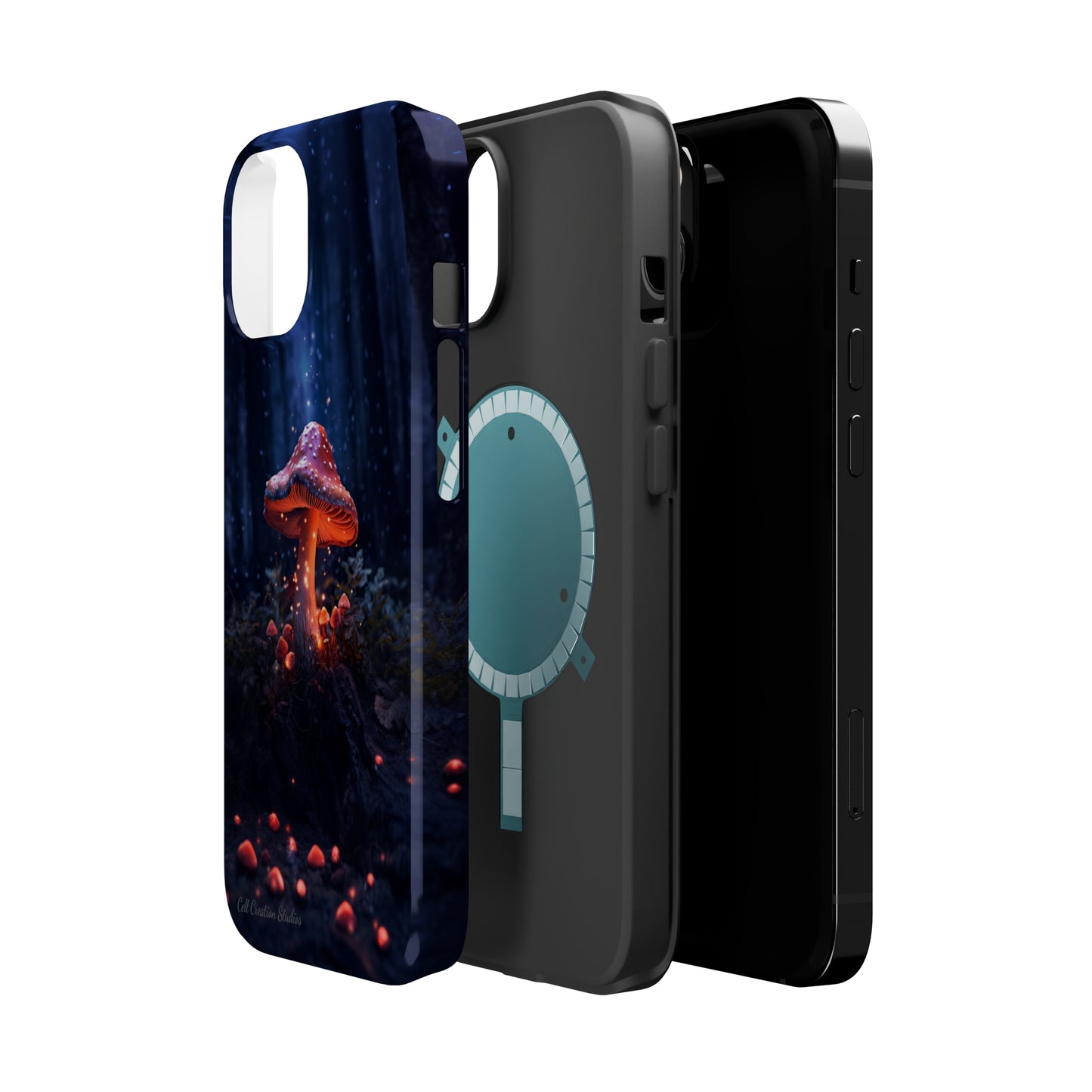 Introducing the "Enchanted Magic Mushroom" Cell Phone Case – Unveil the Mystical Realm -MagSafe Tough Cases