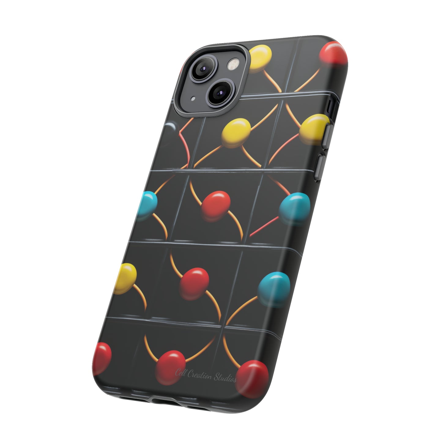 "Vibrant Spheres Fusion" -Tough Phone Cases