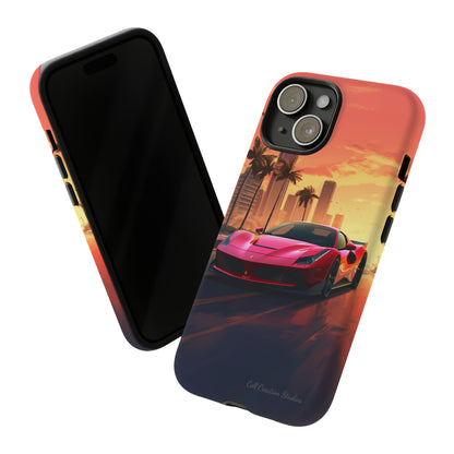 "Sunset Boulevard Ferrari Edition" -Tough iPhone Cases