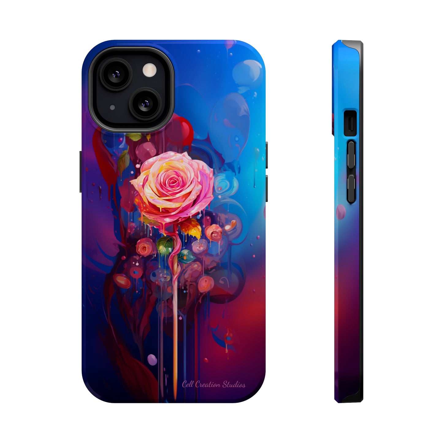 "Dreamy Rose Bloom Fantasy" -MagSafe Tough iPhone Cases