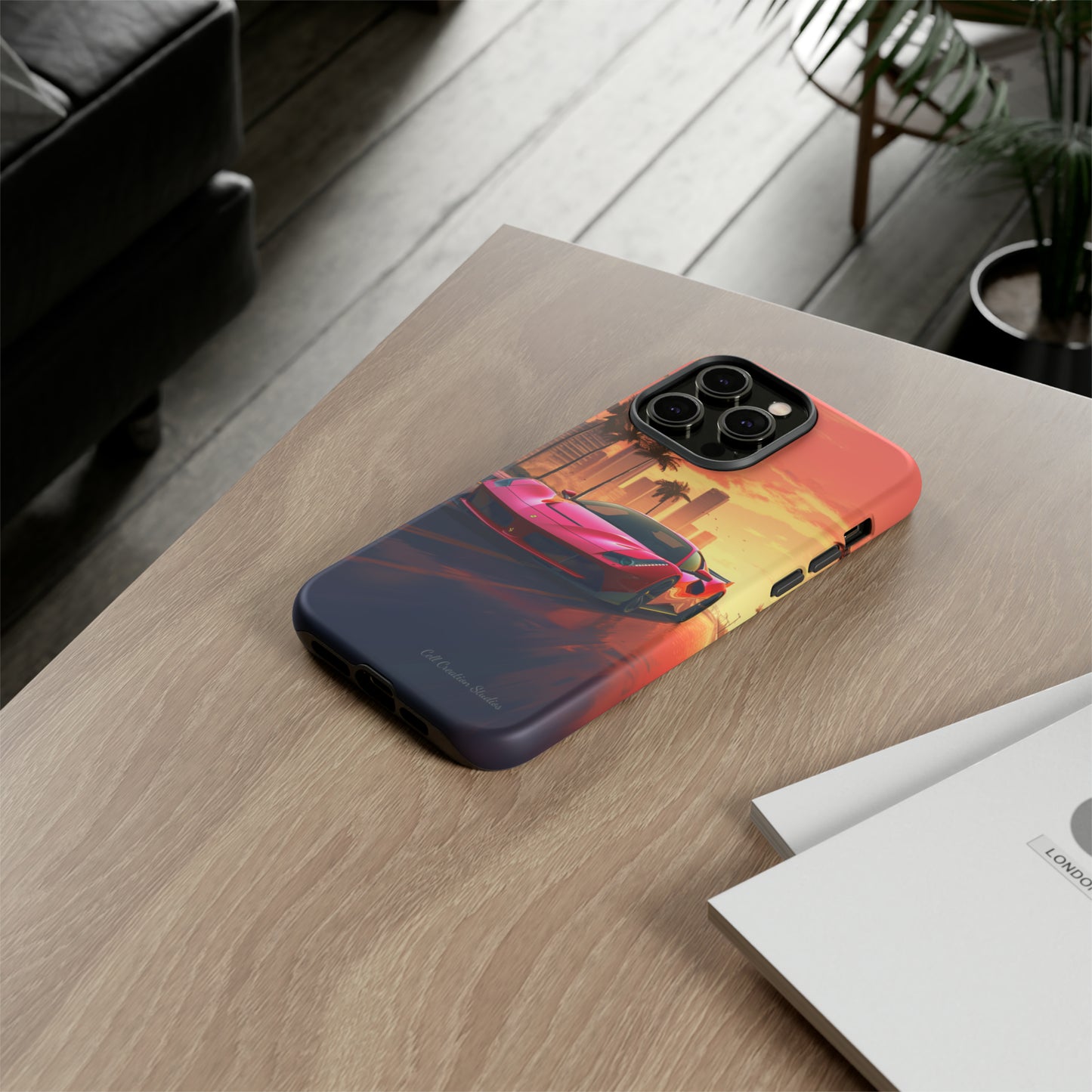 "Sunset Boulevard Ferrari Edition" -Tough iPhone Cases