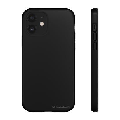 "Stealth Black Defender" -Tough iPhone Cases