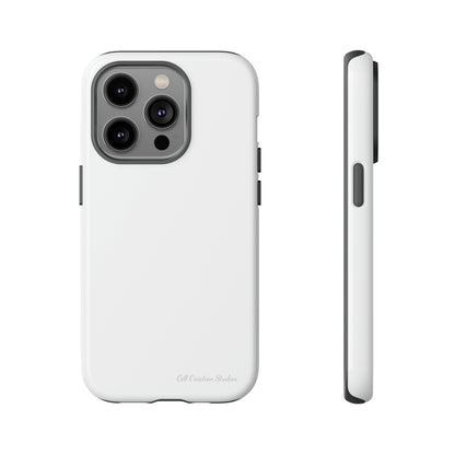 "Pure Elegance White" -Tough iPhone Cases