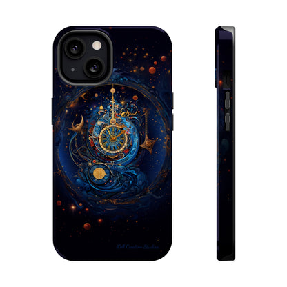 "Cosmic Clock Elegance" -MagSafe Tough iPhone Cases