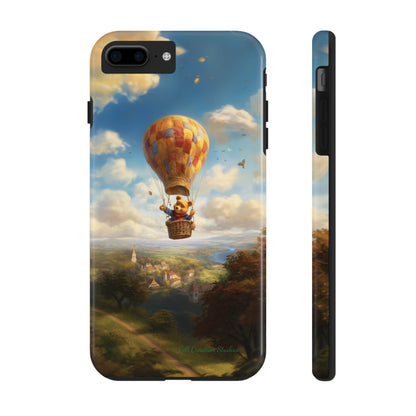 Introducing the "Winnie-The-Pooh's Balloon Adventure" Cell Phone Case – Soar to New Heights in Style -Tough Phone Cases