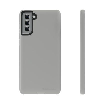 "Sleek Silver Essence" -Tough Samsung Phone Cases