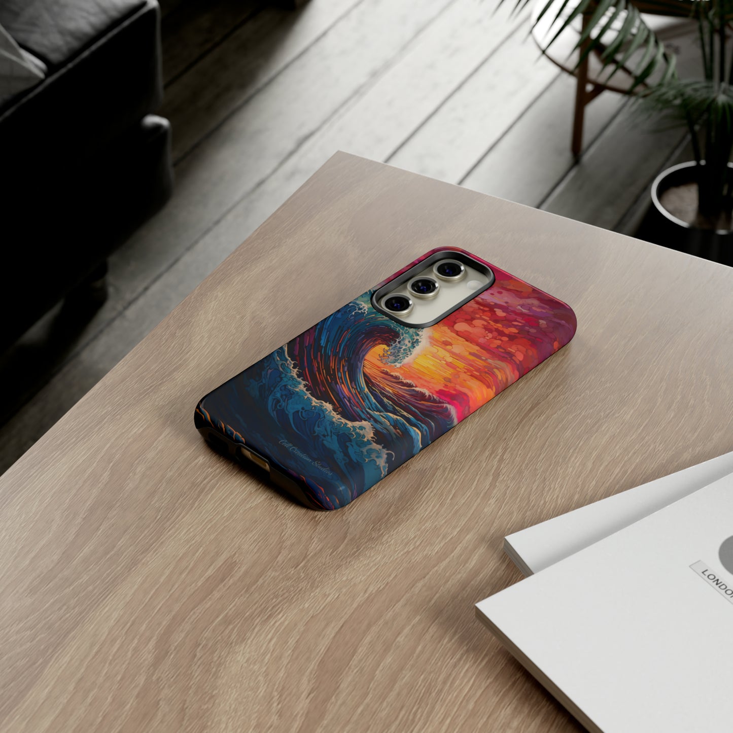 "Colorful Ocean Wave" Cell Phone Case -Tough Cases