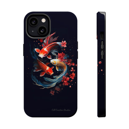 "Captivating Koi Fish" Phone Case -MagSafe Tough Cases