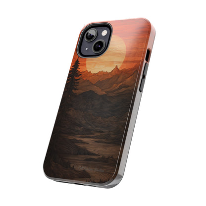 The "Sunset Mountains" Phone Case -Tough Phone Cases