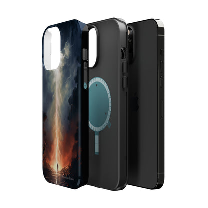 Introducing the "Thunderstrike" Cell Phone Case – Feel the Pulse of the Storm -MagSafe Tough Cases