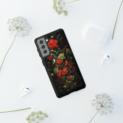 "Floral Serenade Elegance" -Tough Samsung Phone Cases