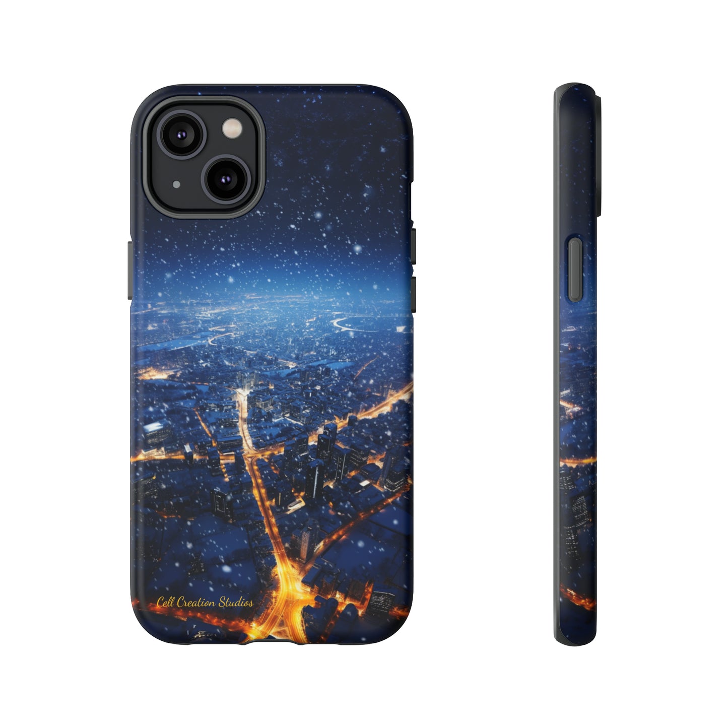 "Urban Snowfall Glow" -Tough iPhone Cases