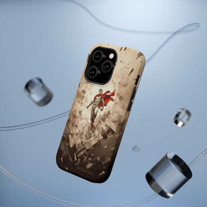 Introducing the "Heroic Guardian" Cell Phone Case – Unleash Your Inner Superhero with Captivating Design -MagSafe Tough Cases