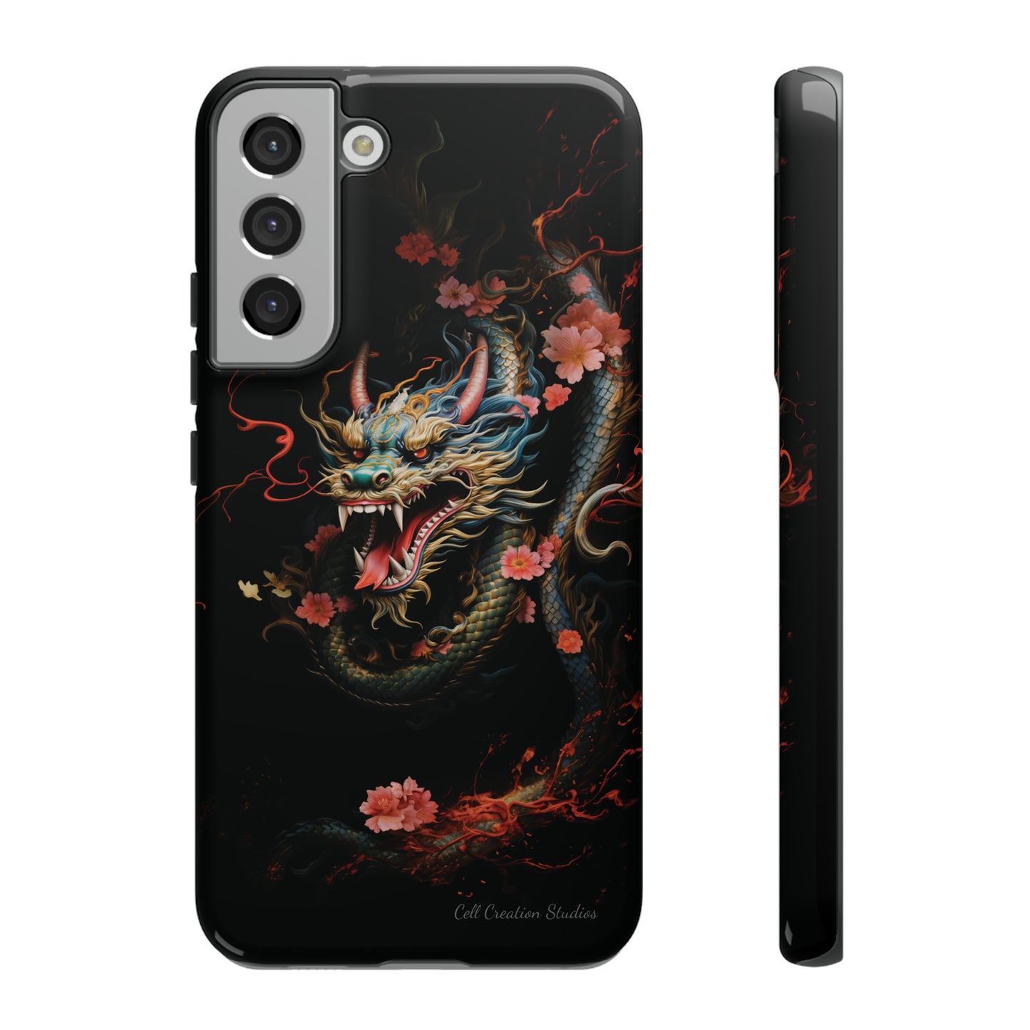 Introducing the "Mystical Japanese Dragon" Cell Phone Case – Unleash the Dragon's Power -Tough Cases