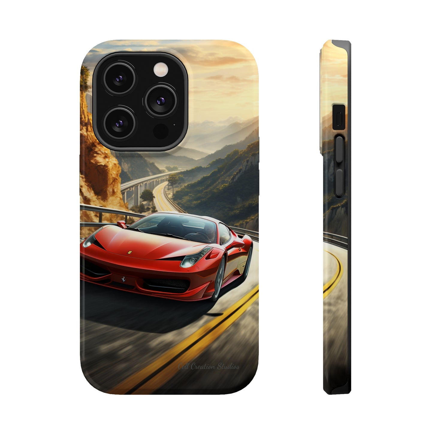 "Mountain Majesty Ferrari Edition" -MagSafe Tough iPhone Cases