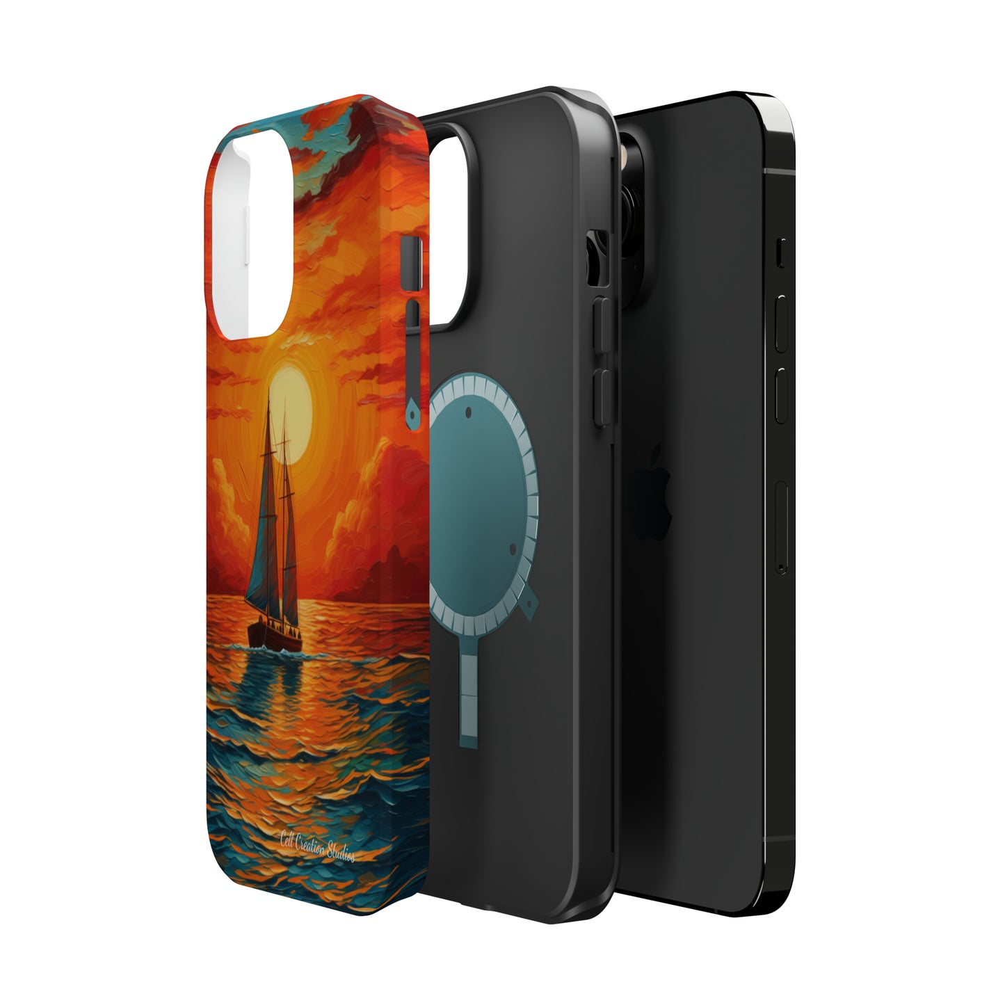 "Sailboat Sunset" - MagSafe Tough iPhone Cases