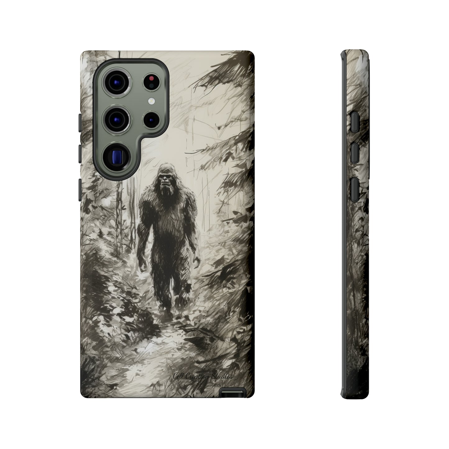 "Bigfoot in the Wilderness" Cell Phone Case – Encounter Bigfoot's Mystery -Tough Cases