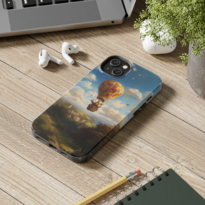 Introducing the "Winnie-The-Pooh's Balloon Adventure" Cell Phone Case – Soar to New Heights in Style -Tough Phone Cases