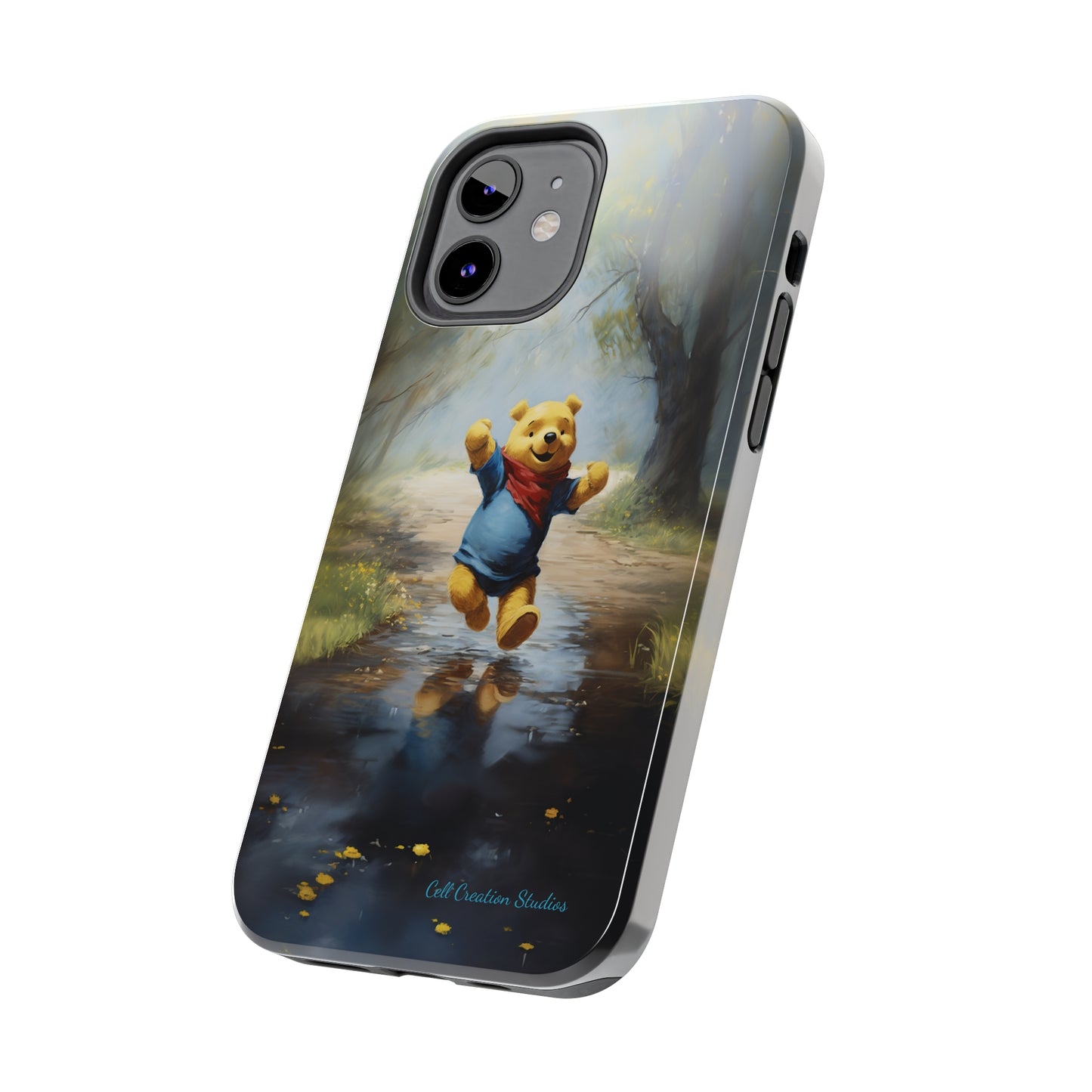 Introducing the "Winnie-The-Pooh Puddle Splash" Cell Phone Case – A Splash of Nostalgic Fun -Tough Phone Cases