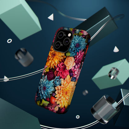 Introducing the "Floral Harmony" Cell Phone Case – Elevate Your Style with Nature's Grace -MagSafe Tough Cases