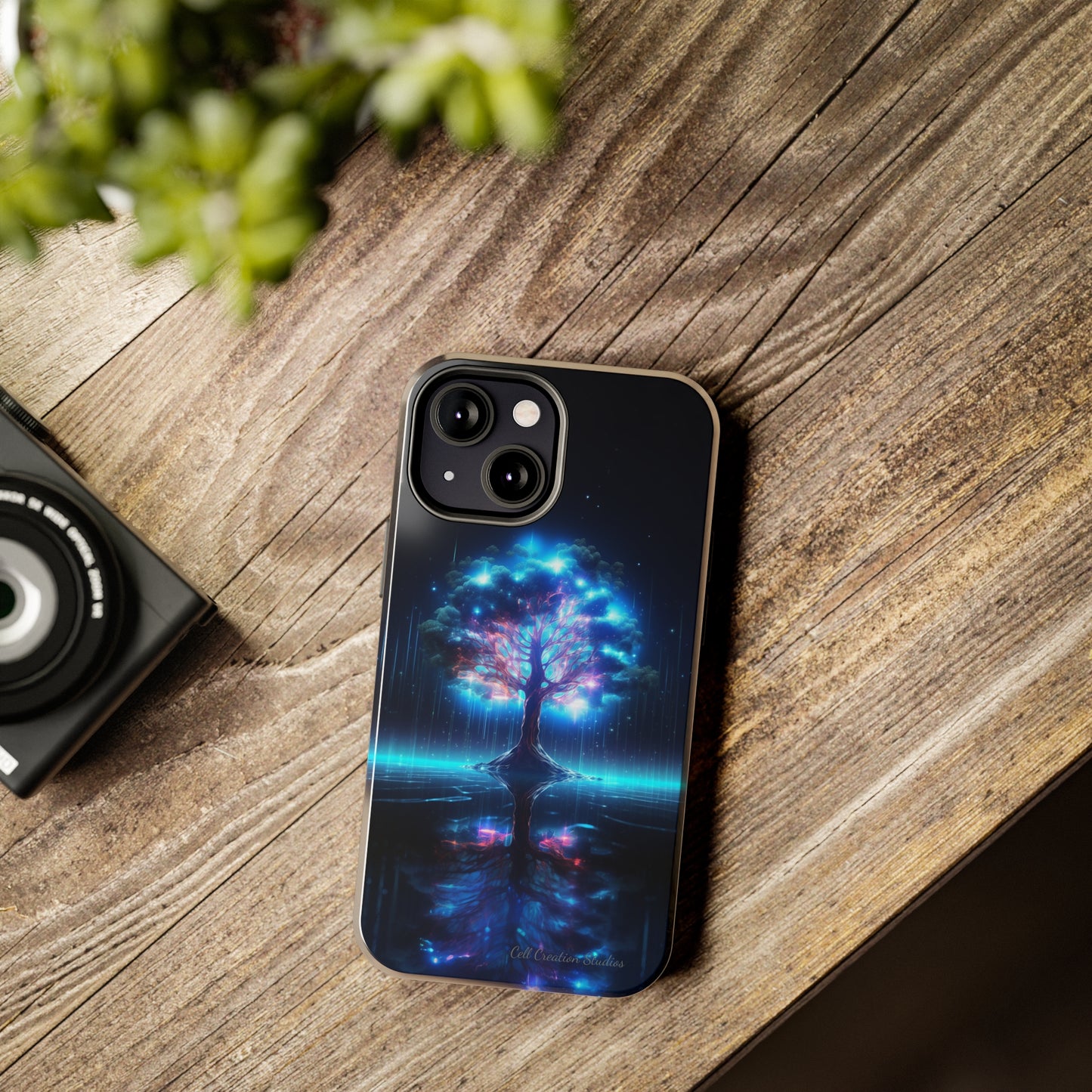 Introducing the "Luminous Tree" Cell Phone Case – Illuminate Your Style with Nature's Glow -Tough Phone Cases