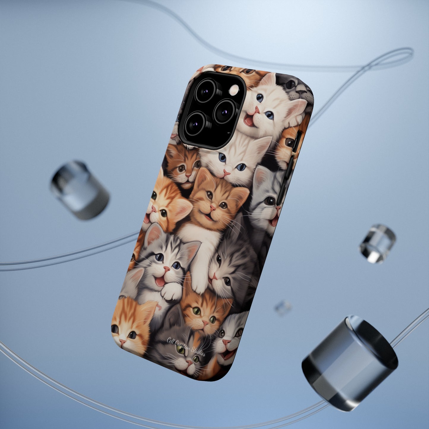 "Kitten Cuddle Haven" Phone Case -MagSafe Tough Cases