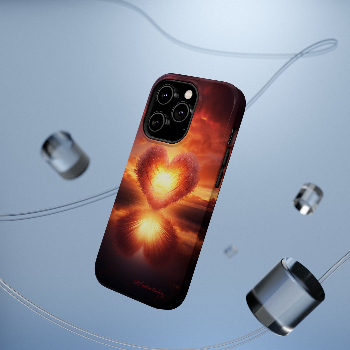 Introducing the "Sun-Kissed Heart" Cell Phone Case – Radiate Love and Light -MagSafe Tough Cases