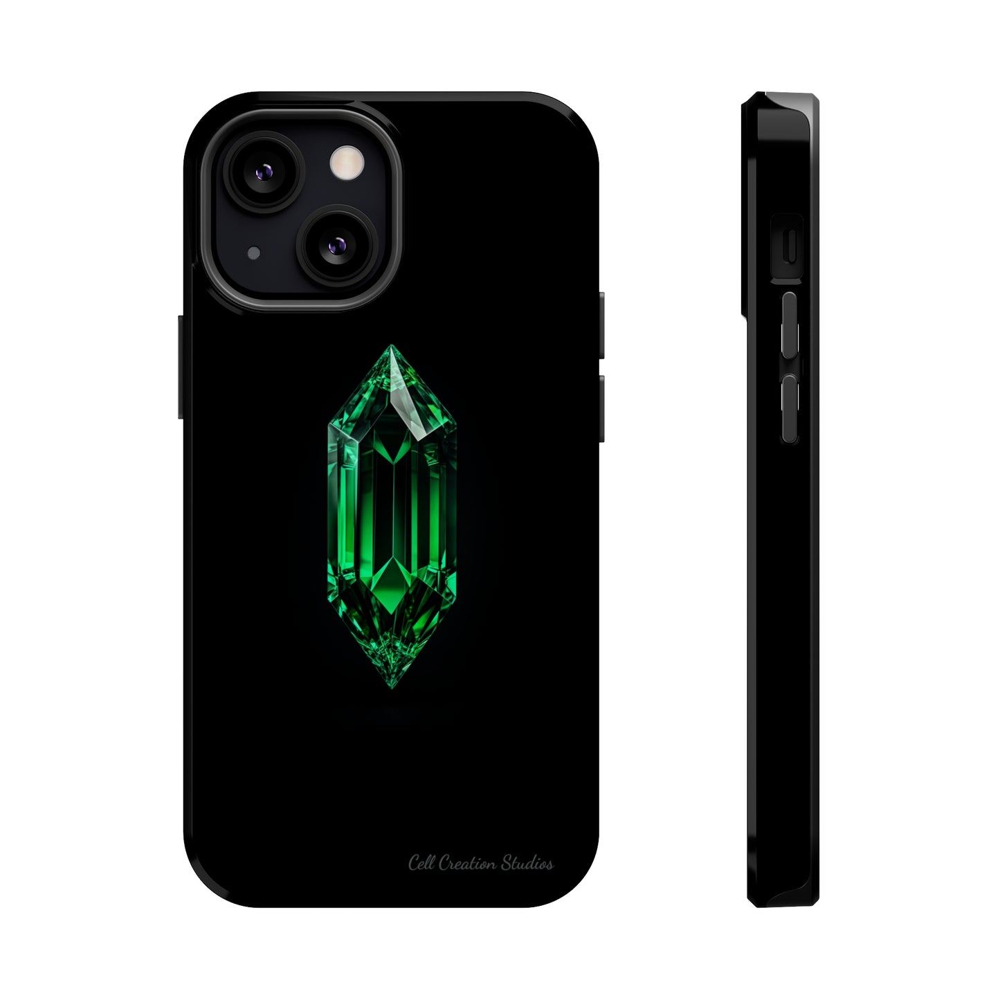 "Emerald Elegance" Phone Case -MagSafe Tough Cases