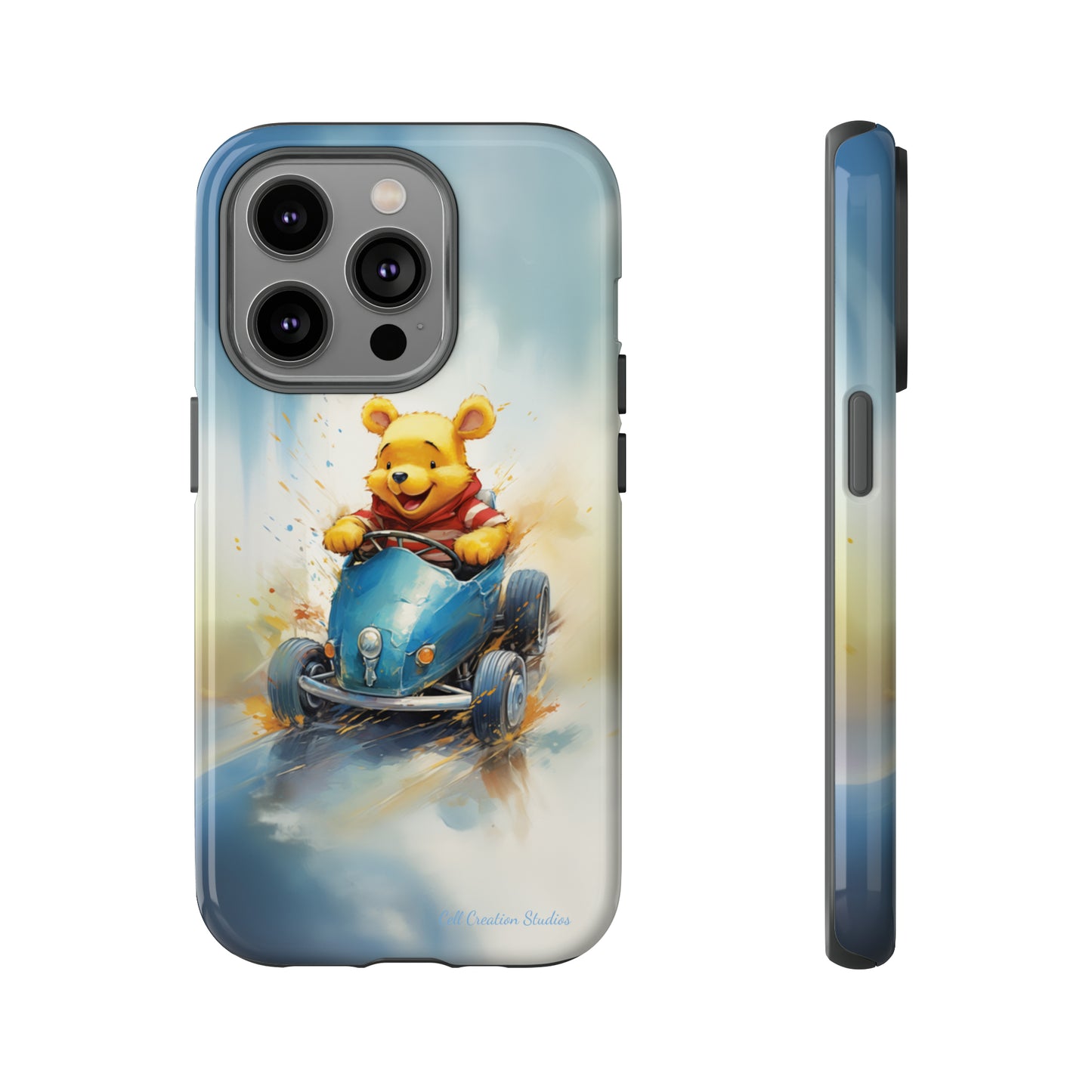 "Winnie-The-Pooh's Race Day" Phone Case -Tough Cases