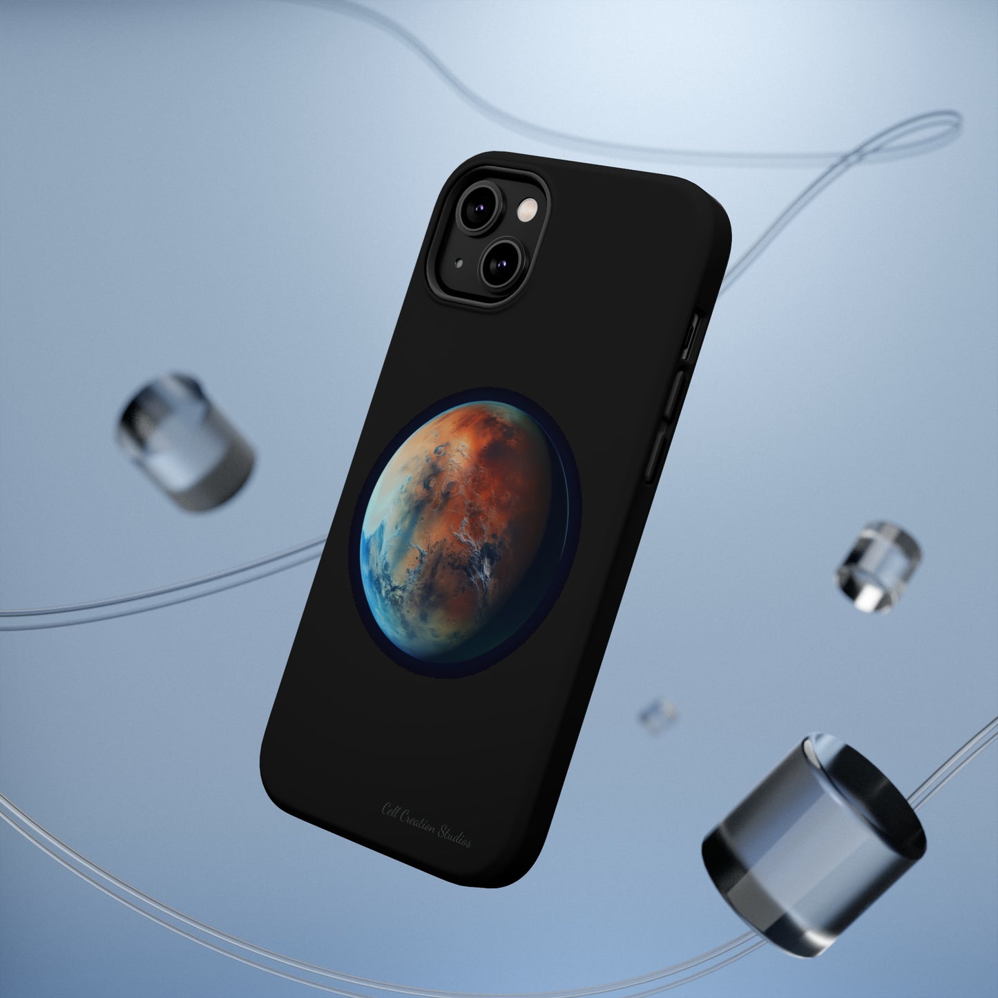 Introducing the "Mars Marvel" Cell Phone Case – Explore the Red Planet -MagSafe Tough Cases