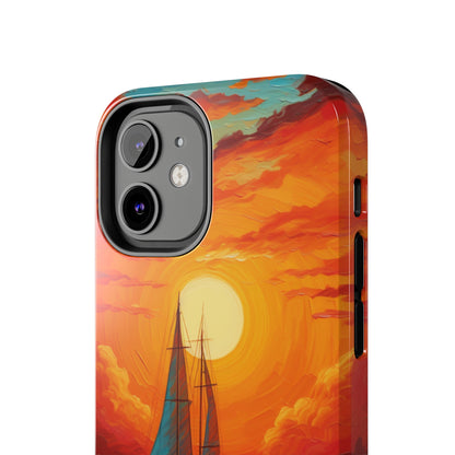 "Sailboat Sunset" -Tough iPhone Cases