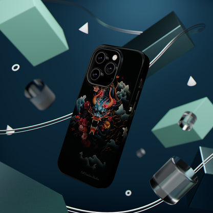 Introducing the "Japanese Dragon Majesty" Cell Phone Case – Embrace the Legend in Style -MagSafe Tough Cases